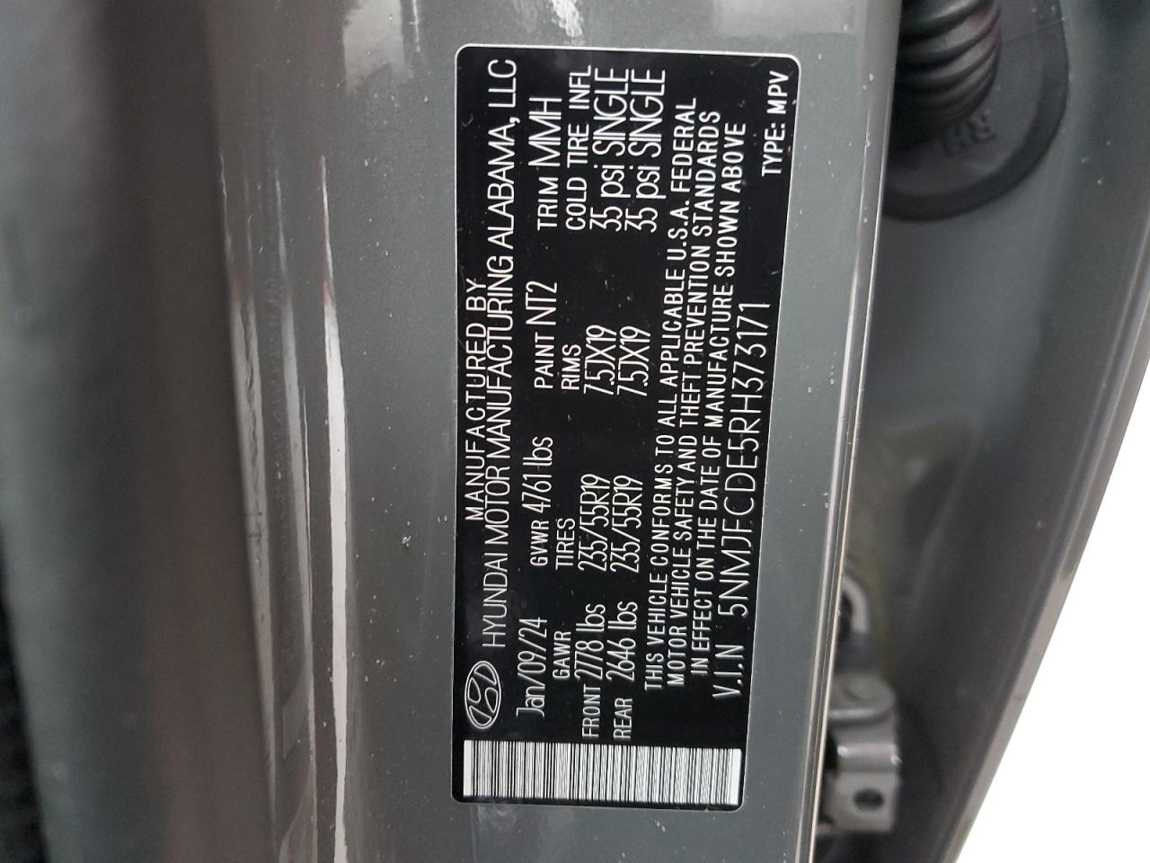 Hyundai Tucson sel 2024