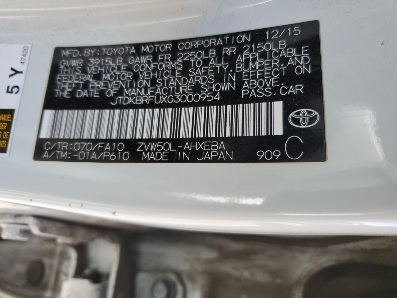 2016 Toyota Prius - Image 12