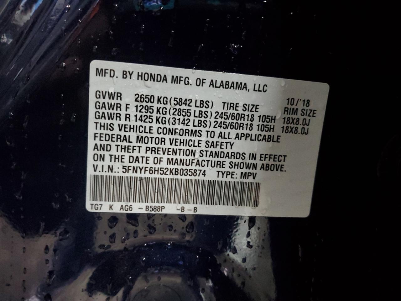2019 Honda Pilot - Image 14