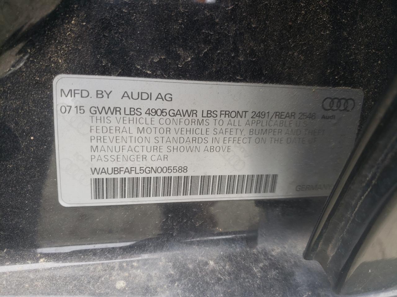 2016 Audi A4 - Image 12