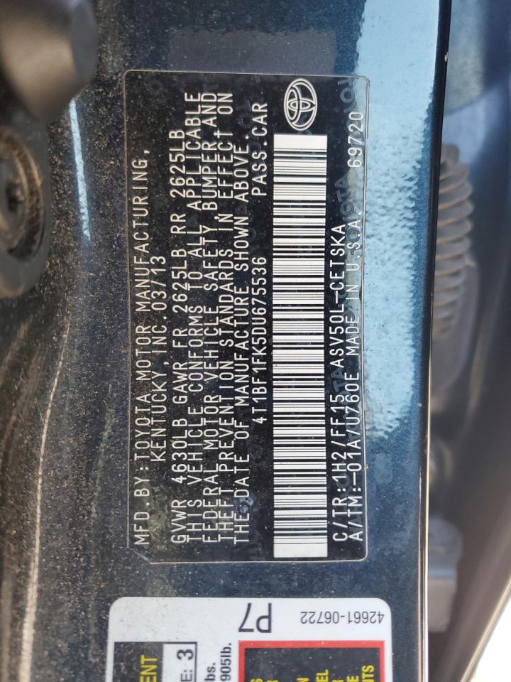 2013 Toyota Camry - Image 13