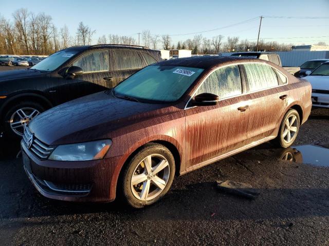  VOLKSWAGEN PASSAT 2013 Бургунді