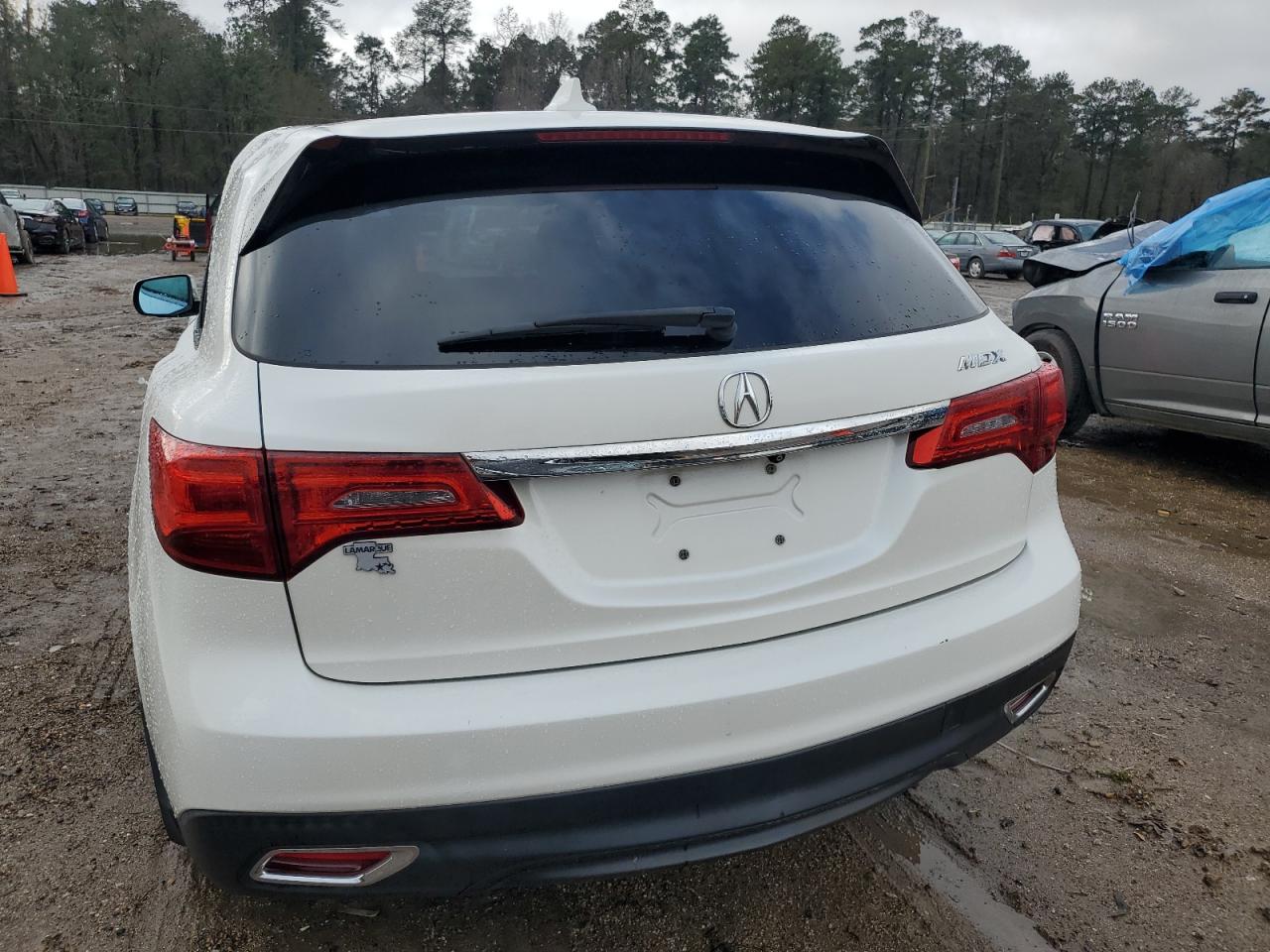 VIN 5FRYD3H40EB007831 2014 ACURA MDX no.6