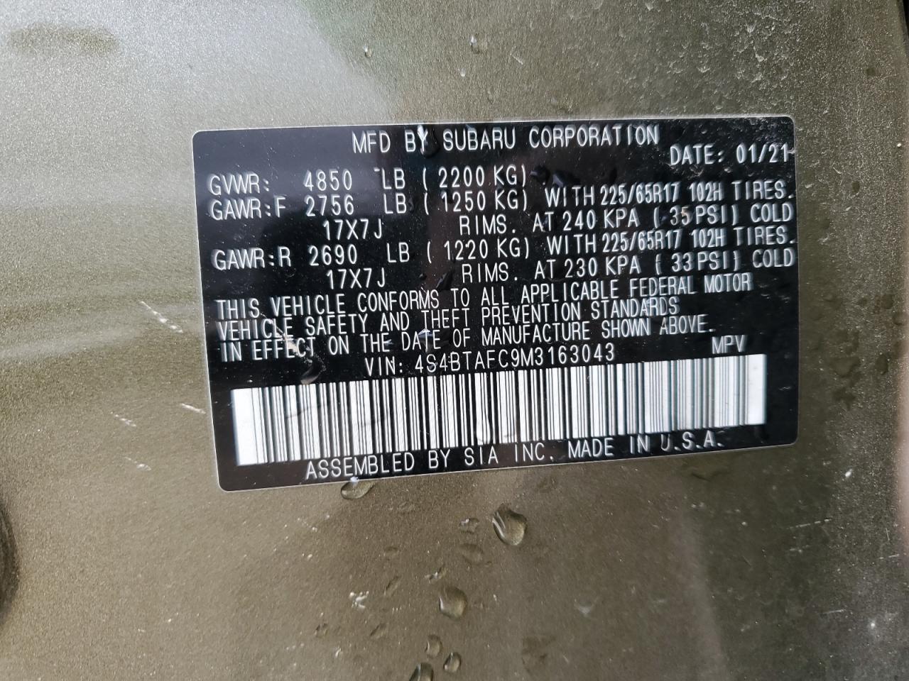 2021 Subaru Outback - Image 13
