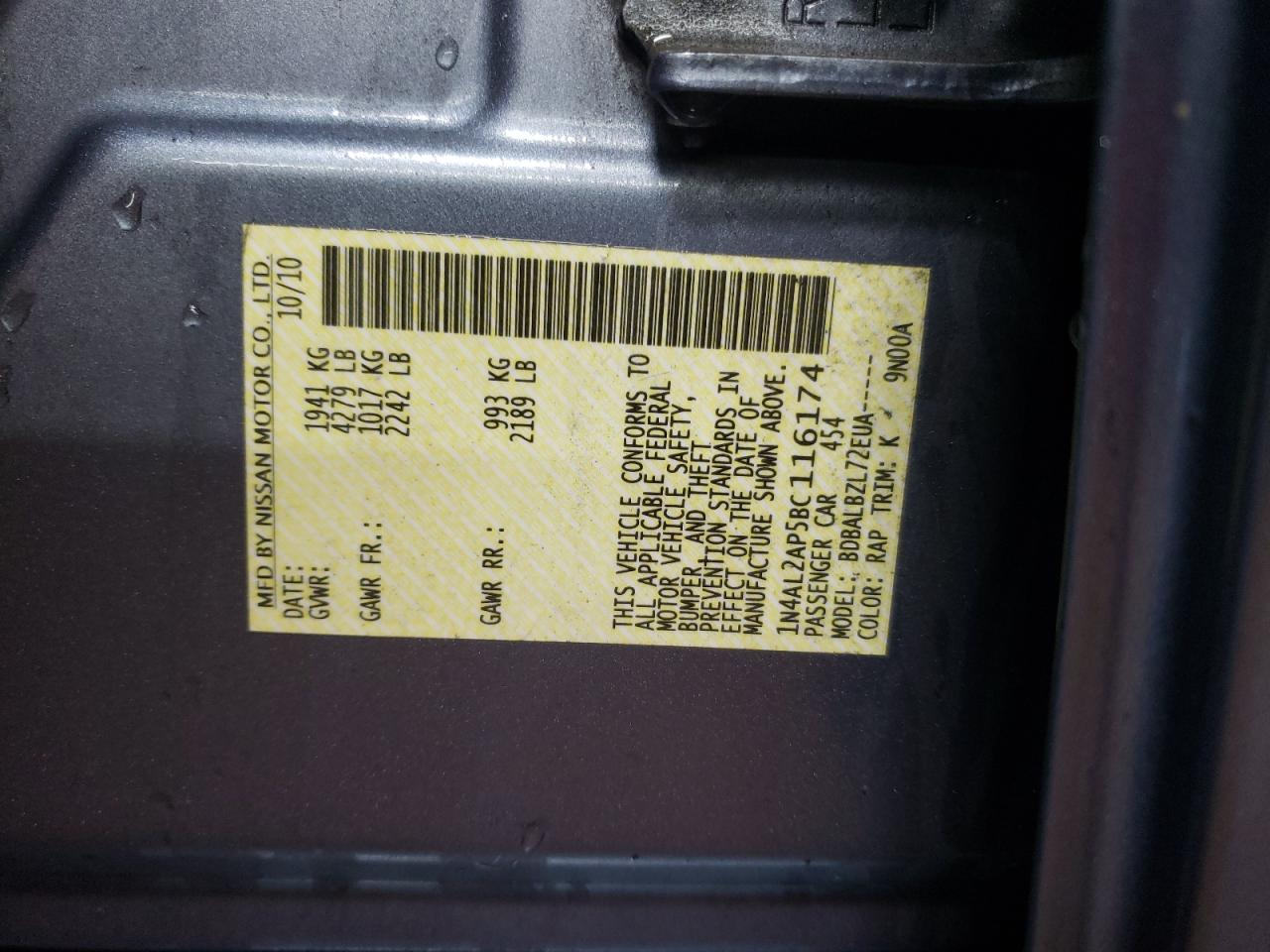 2011 Nissan Altima - Image 12