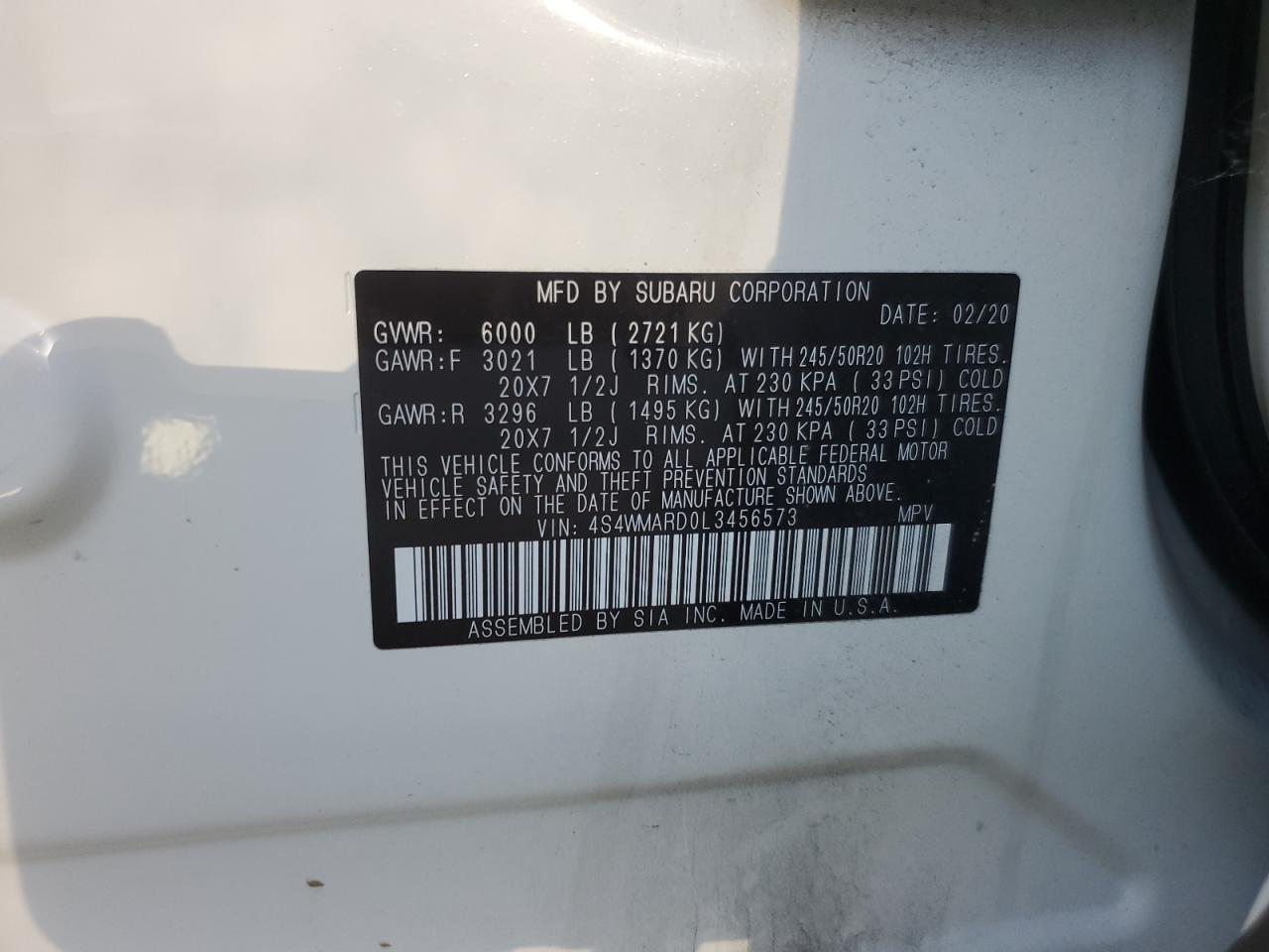 2020 Subaru Ascent - Image 13