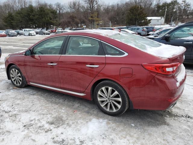  HYUNDAI SONATA 2015 Red