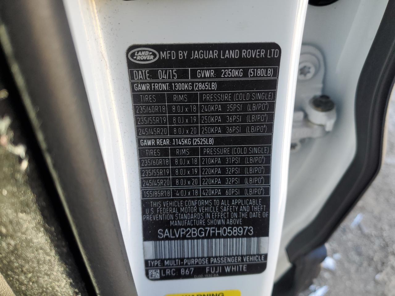 2015 Land Rover Range Rover - Image 16
