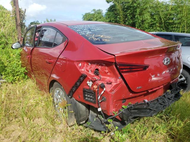  HYUNDAI ELANTRA 2020 Red