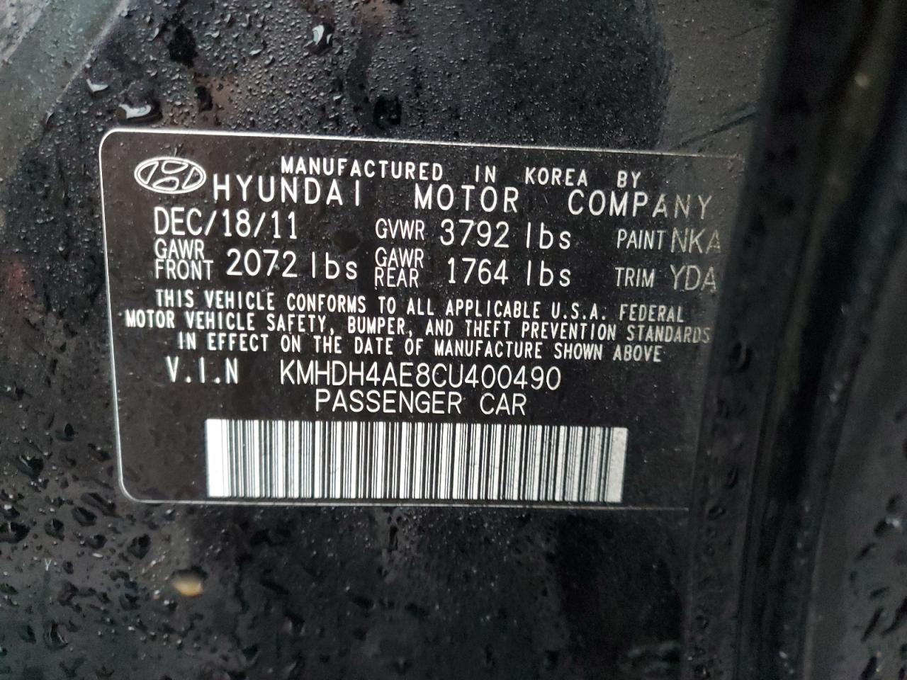 2012 Hyundai Elantra - Image 12