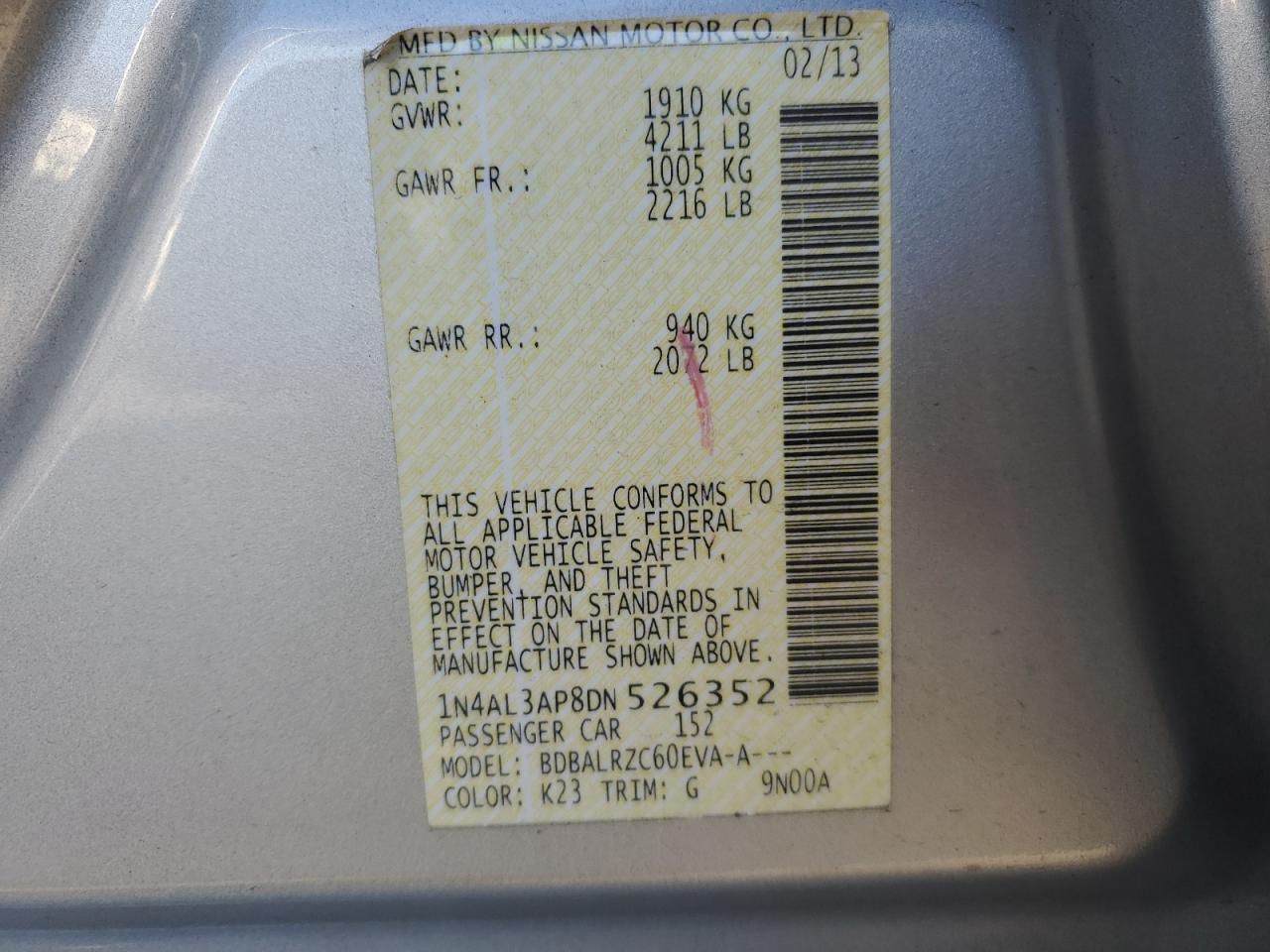 2013 Nissan Altima - Image 12