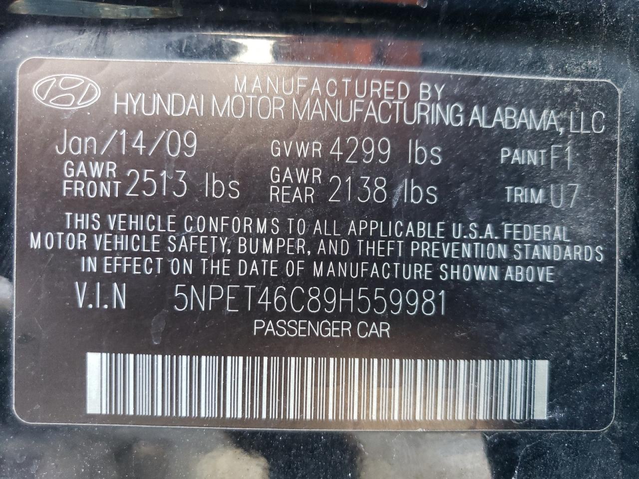 2009 Hyundai Sonata - Image 13