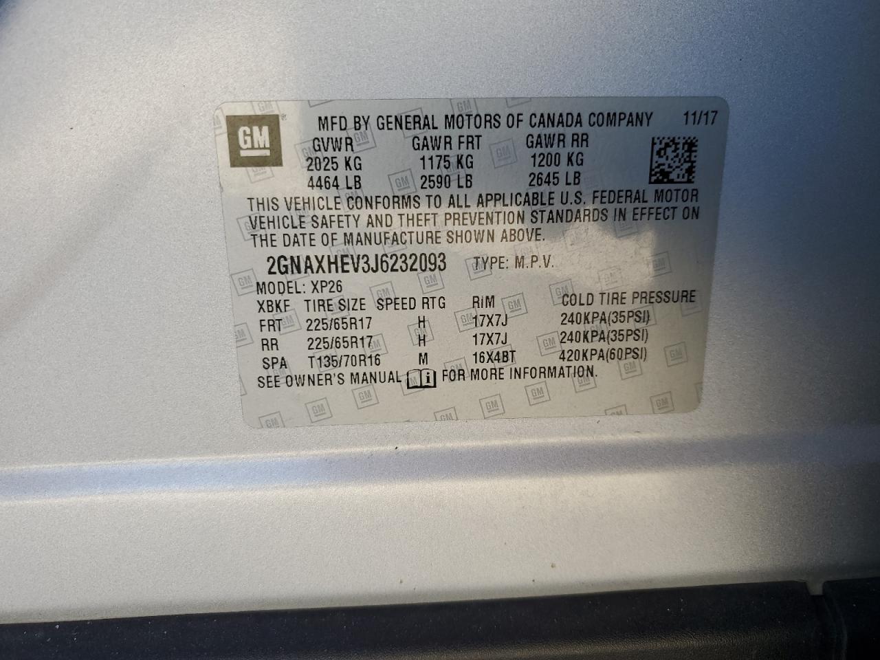 2018 Chevrolet Equinox - Image 13
