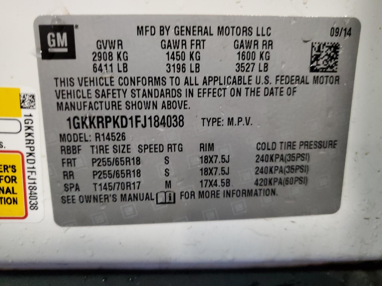 2015 GMC Acadia - Image 14