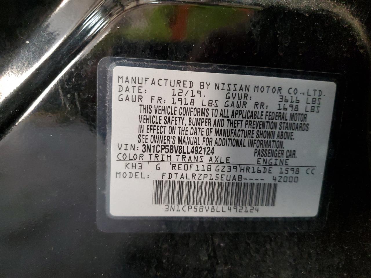 2020 Nissan Kicks - Image 12