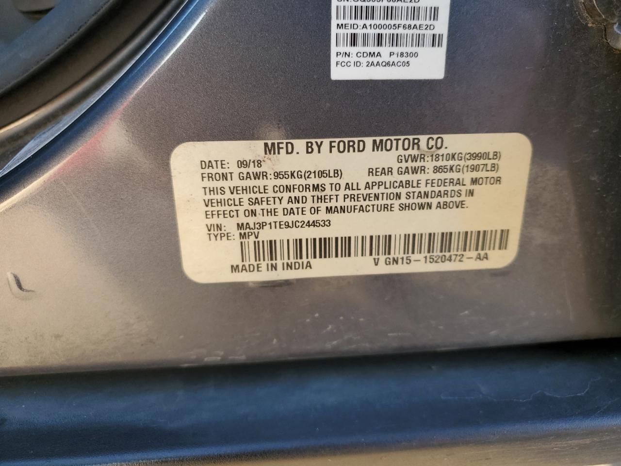2018 Ford EcoSport - Image 14