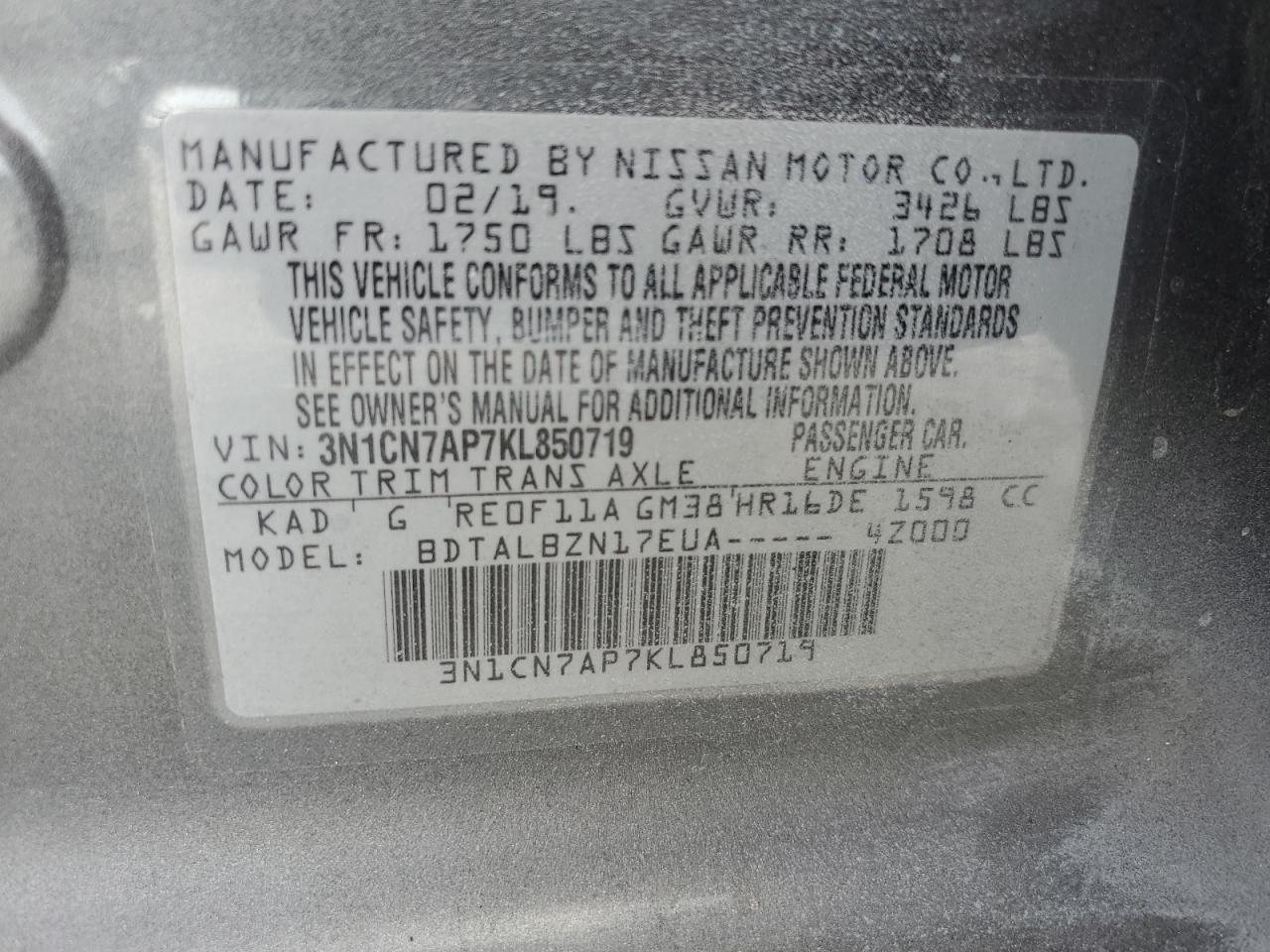 2019 Nissan Versa - Image 14