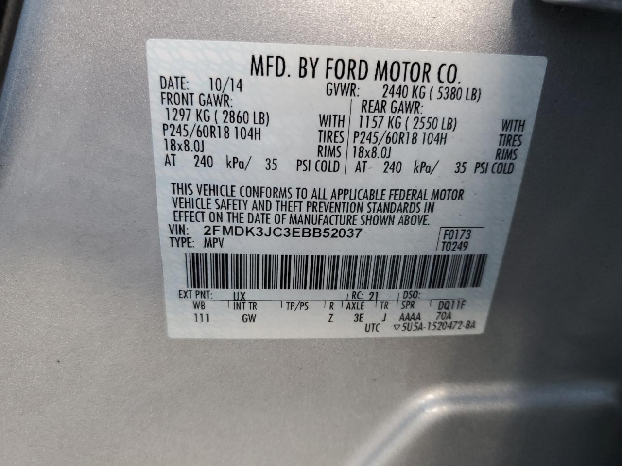 2014 Ford Edge - Image 15