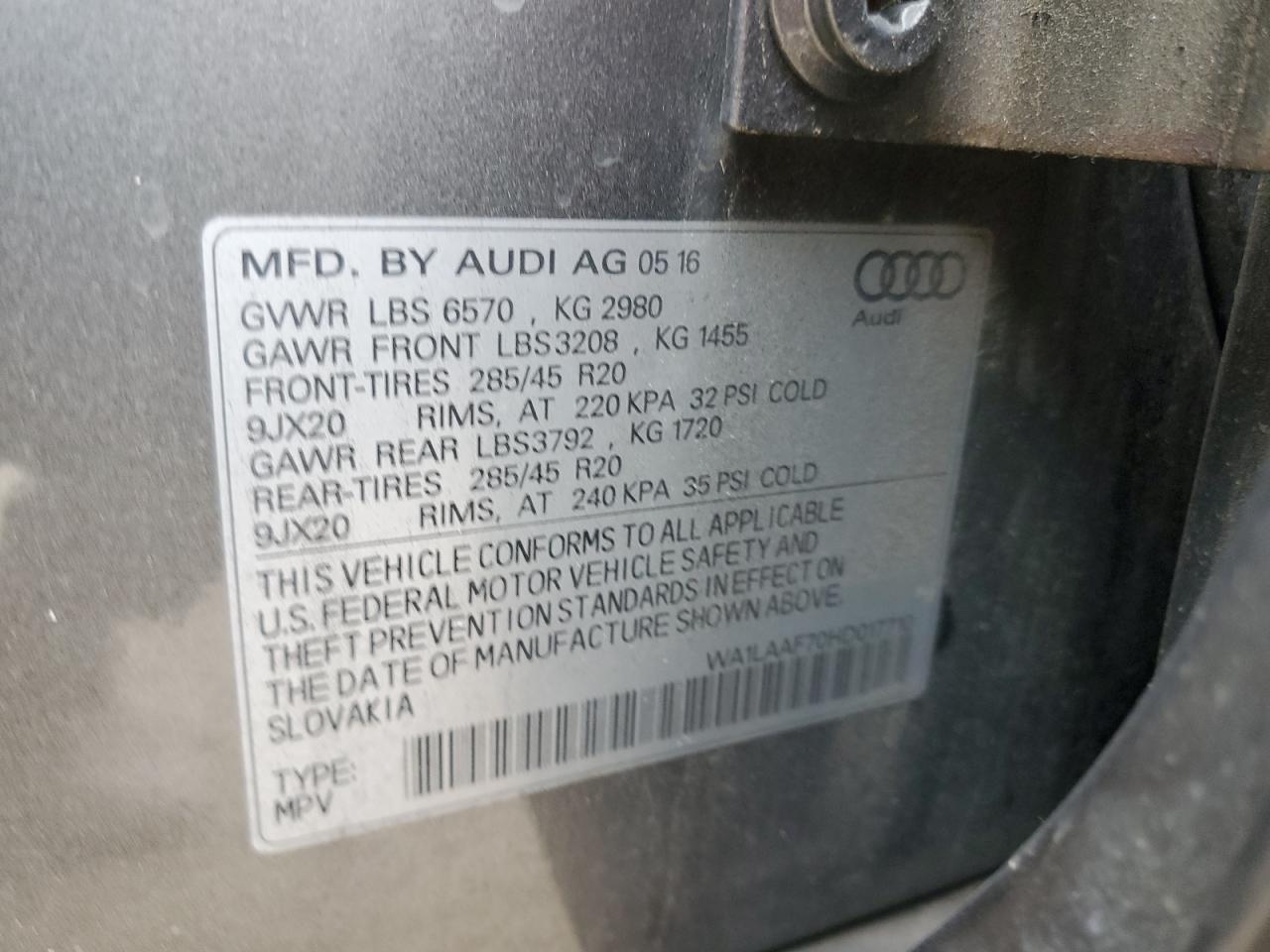 2017 Audi Q7 - Image 13