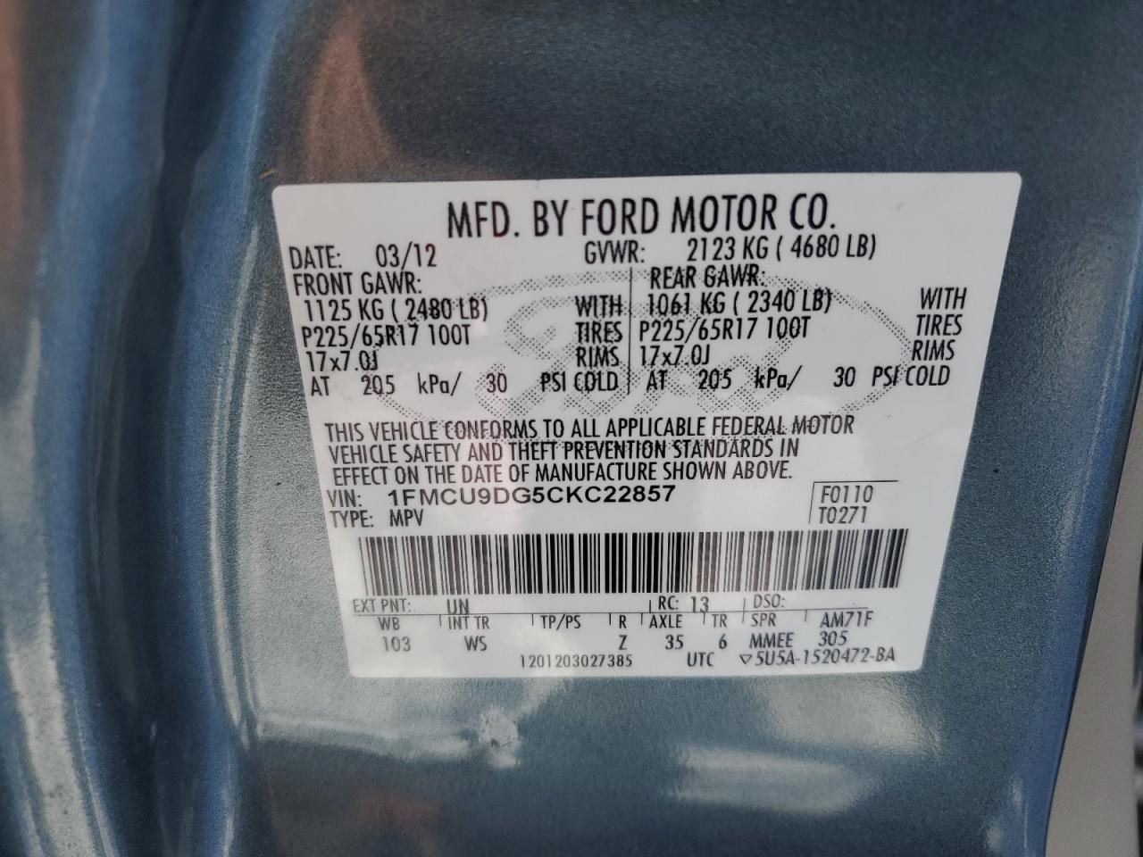 2012 Ford Escape - Image 13