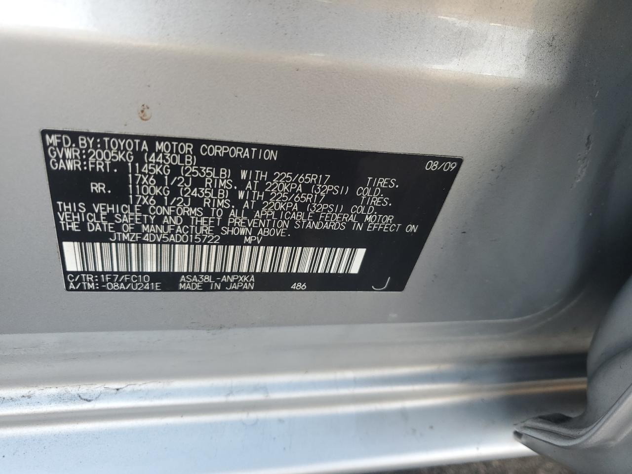 2010 Toyota RAV 4 - Image 13