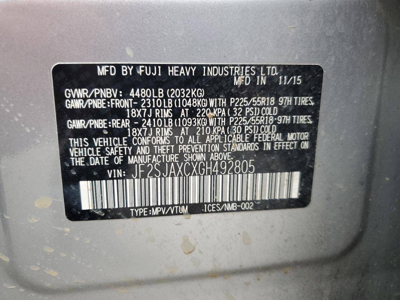 2016 Subaru Forester - Image 13