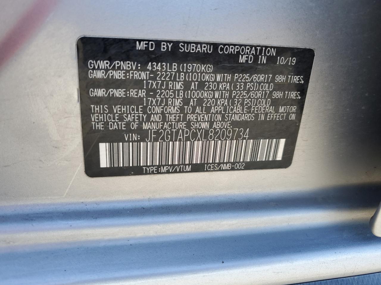2020 Subaru XV - Image 14