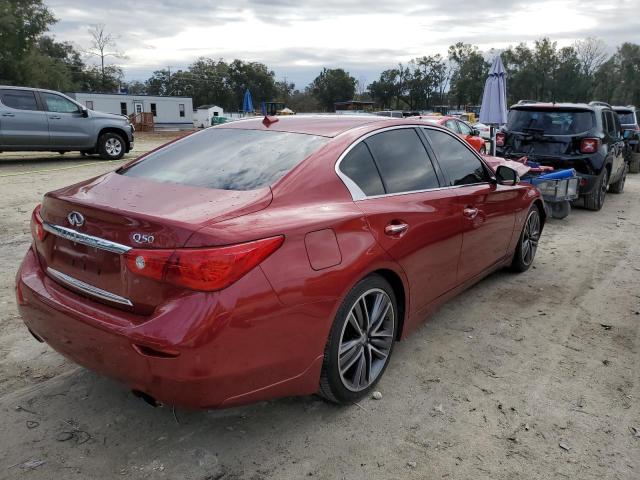 Седани INFINITI Q50 2014 Червоний