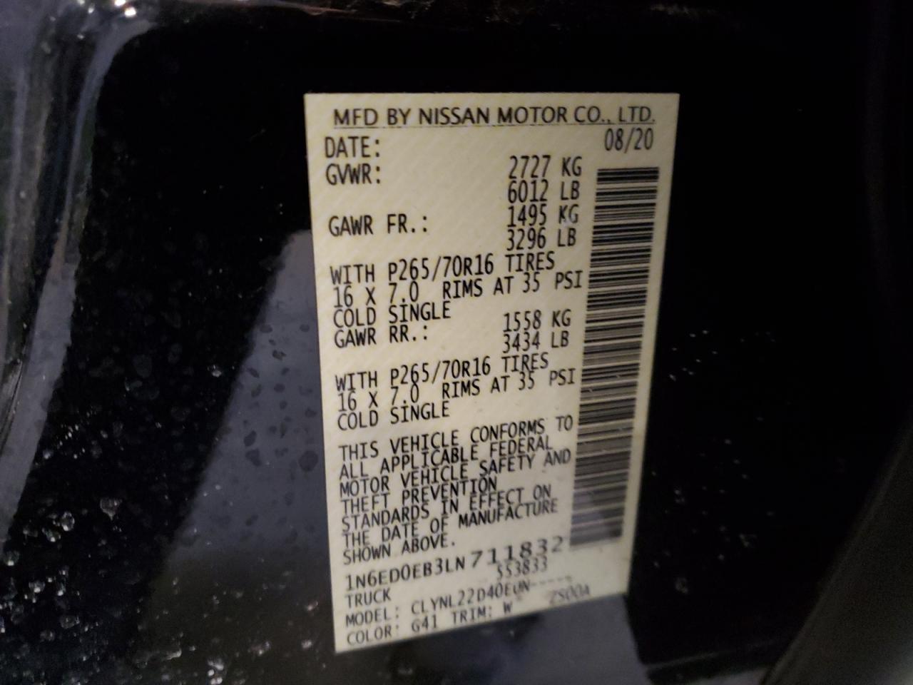 2020 Nissan Navara (Frontier) - Image 12