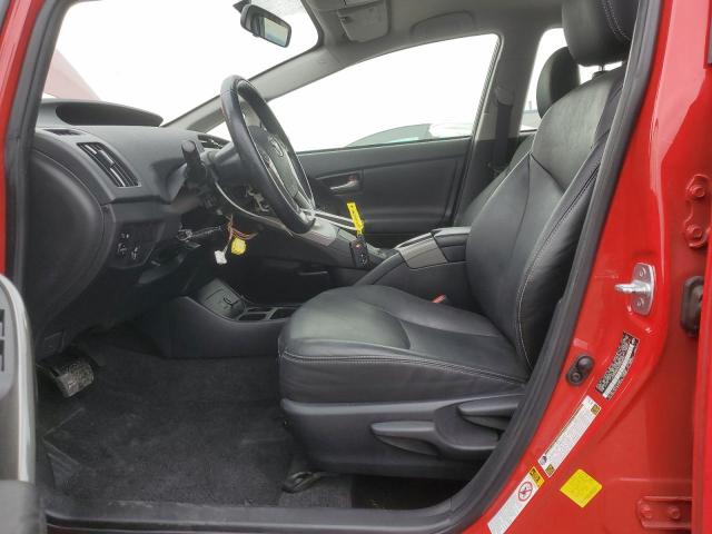 Хэтчбеки TOYOTA PRIUS 2015 Красный