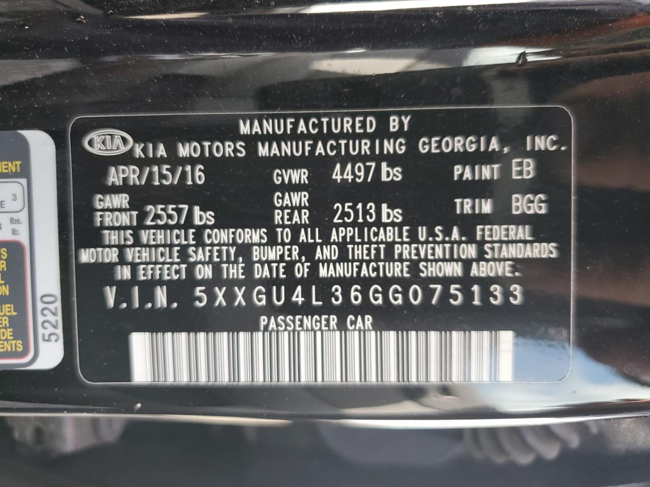 2016 Kia Optima - Image 12