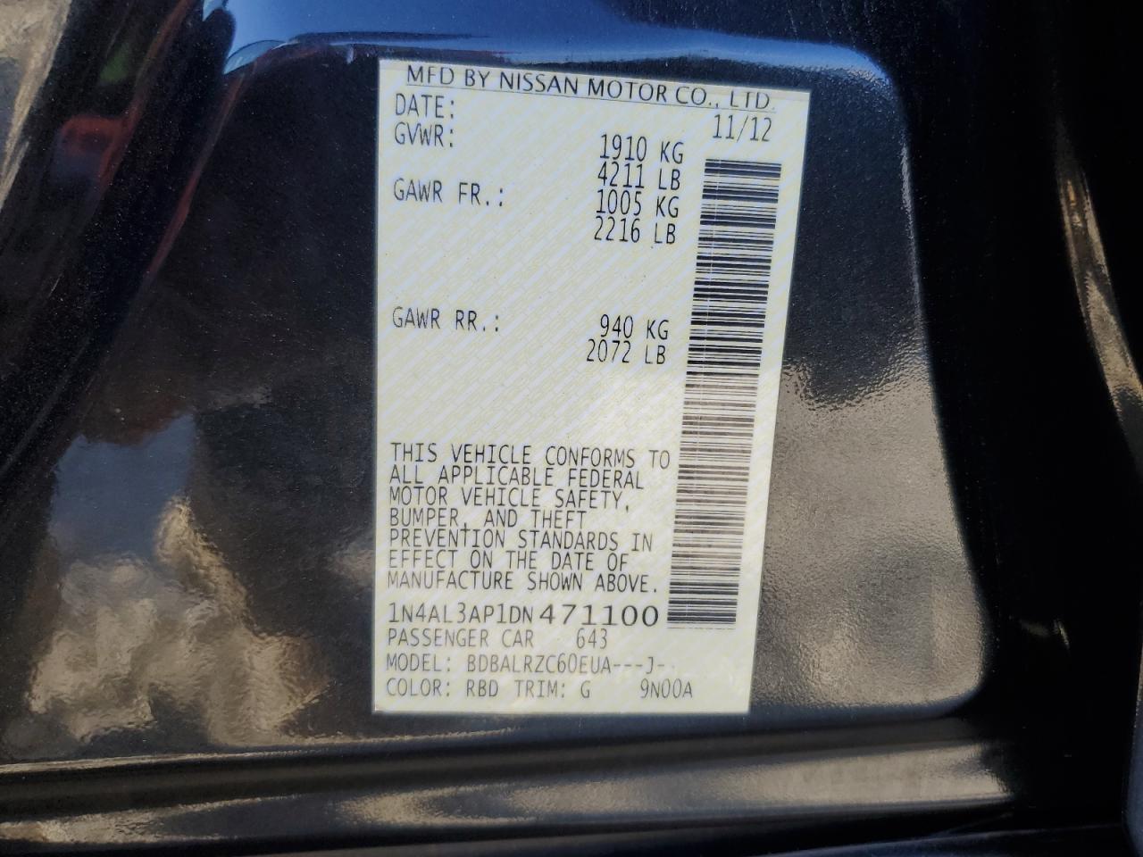 2013 Nissan Altima - Image 12