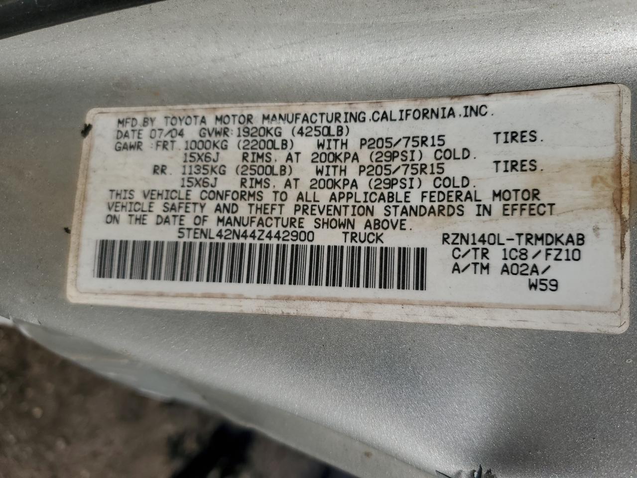 2004 Toyota Tacoma - Image 13