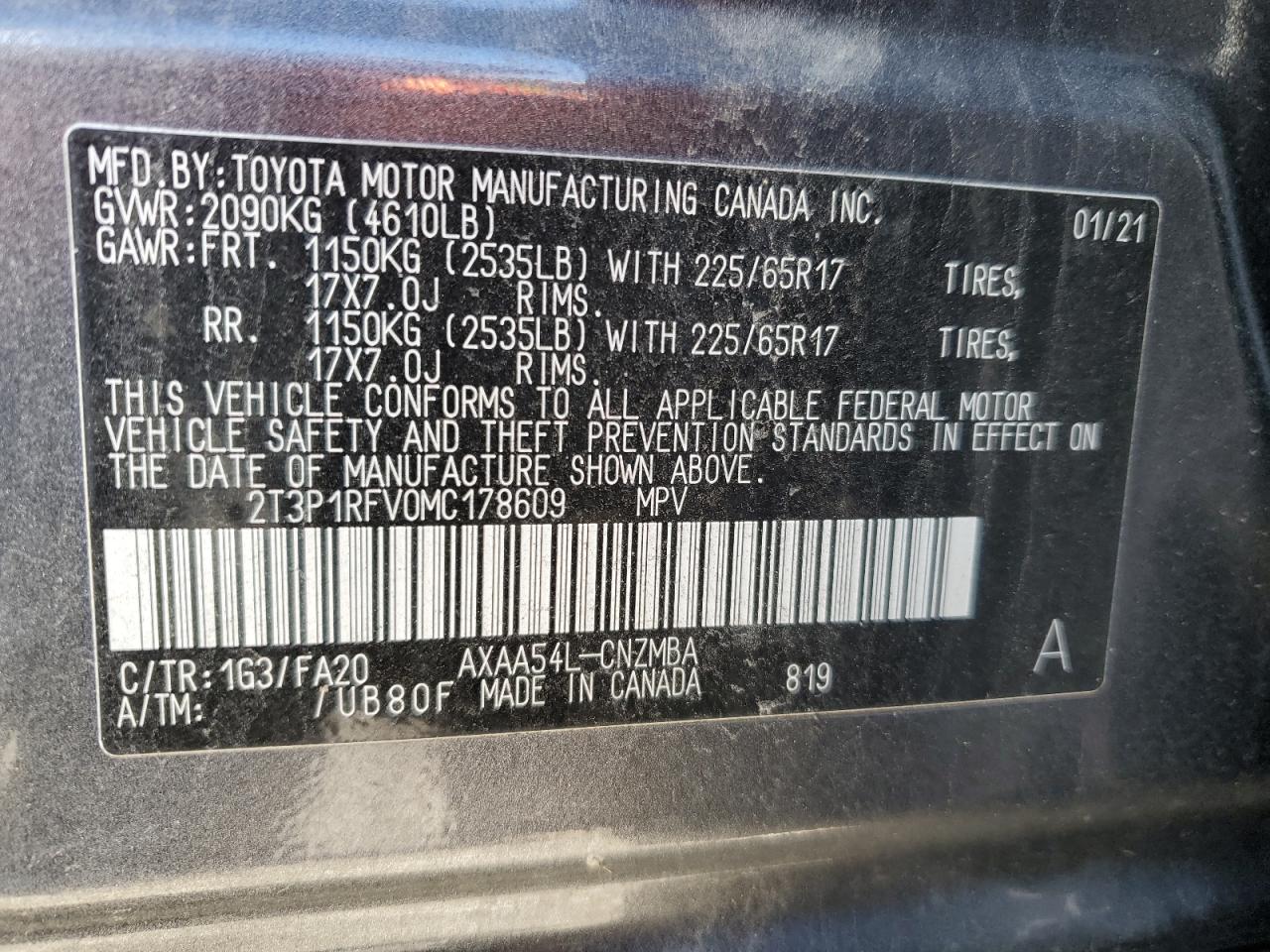 2021 Toyota RAV 4 - Image 14