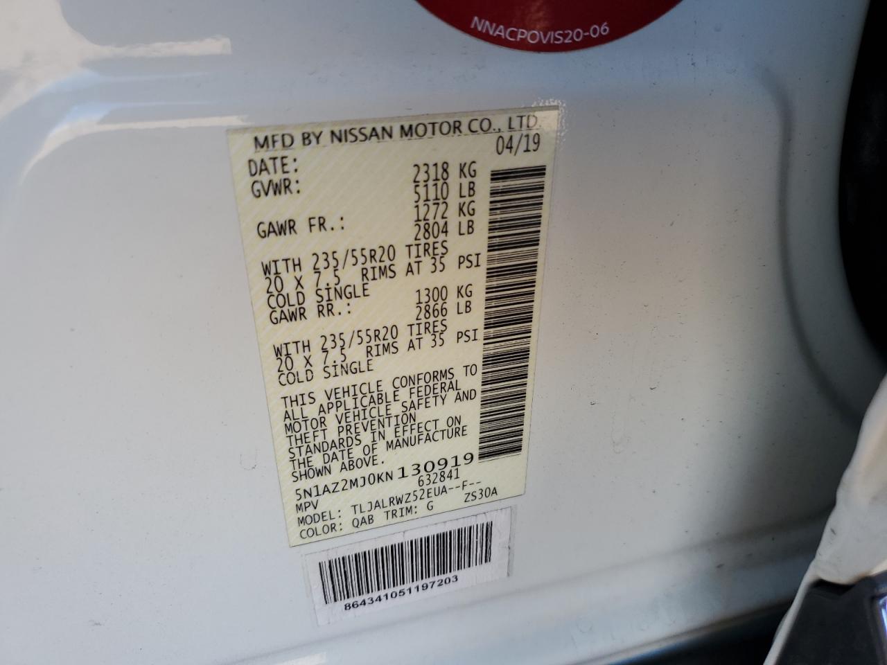 2019 Nissan Murano - Image 13