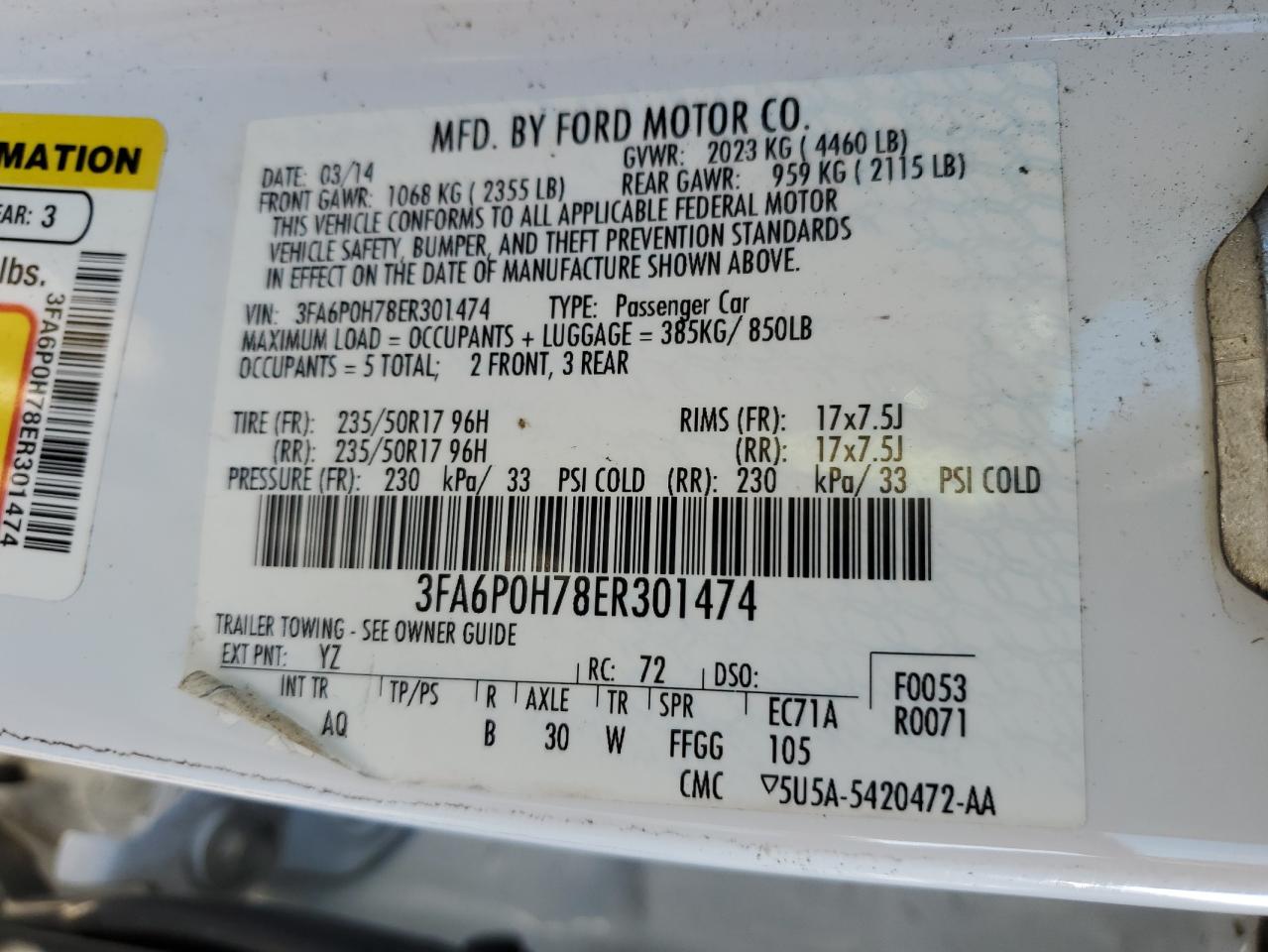 2014 Ford Fusion - Image 12