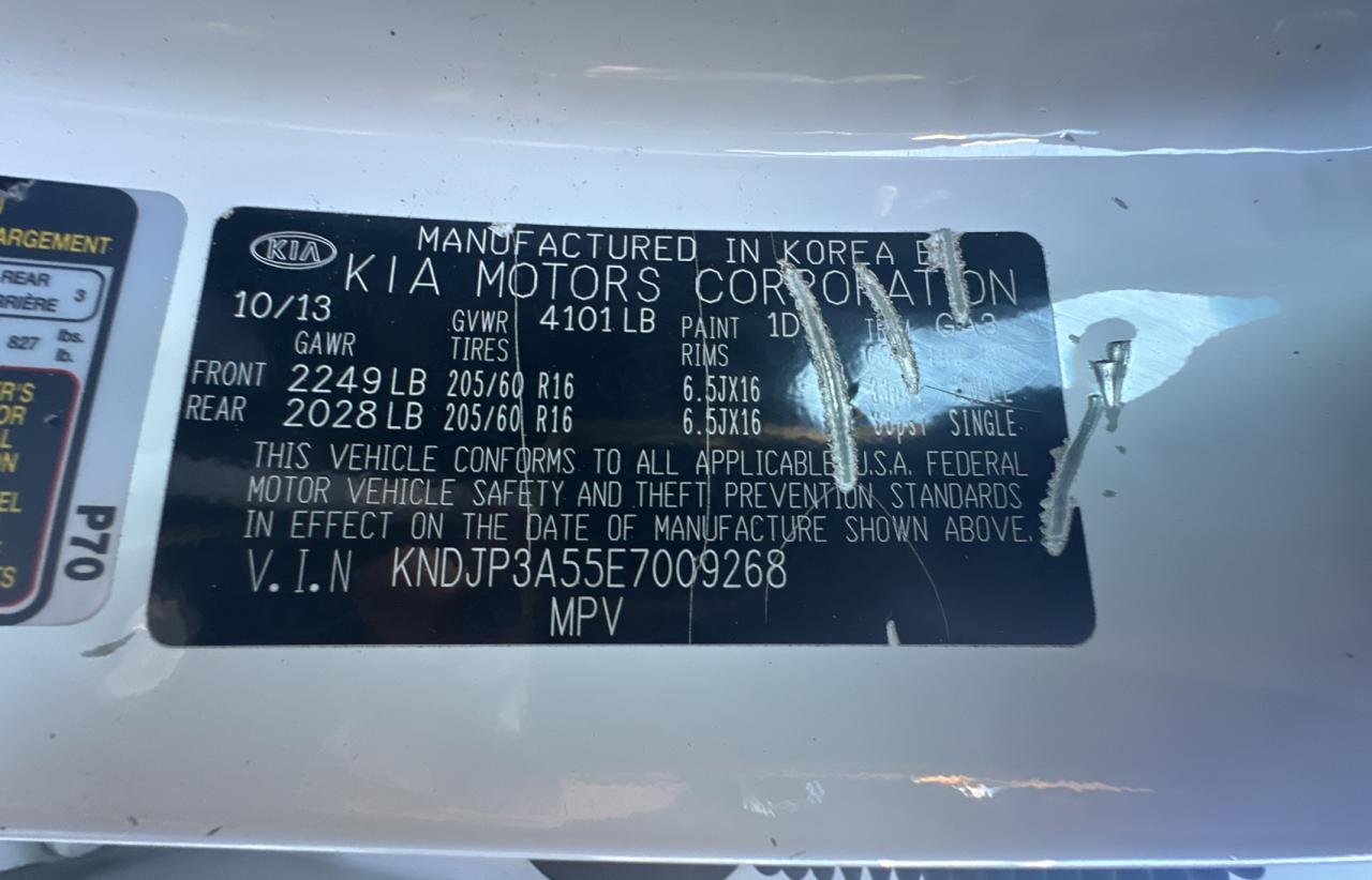 VIN KNDJP3A55E7009268 2014 KIA SOUL no.10