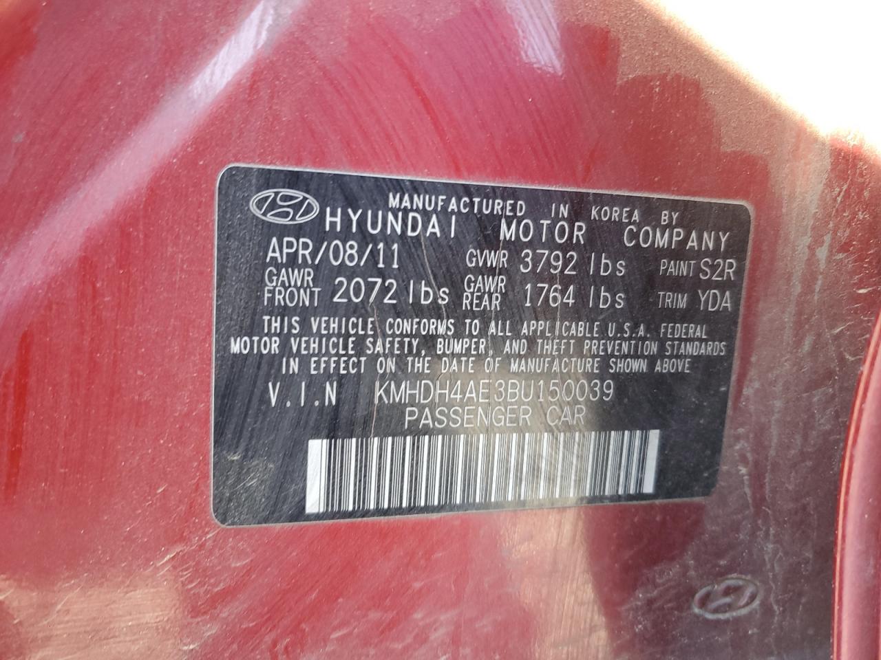 2011 Hyundai Elantra - Image 12