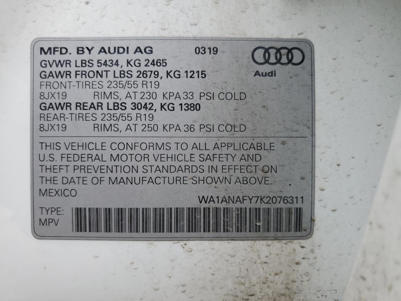 2019 Audi Q5 - Image 13