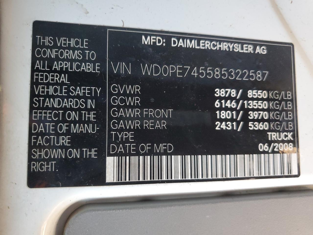 2008 Dodge Sprinter - Image 13