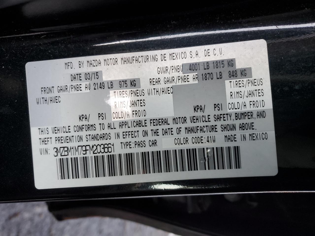 2015 Mazda 3 - Image 12