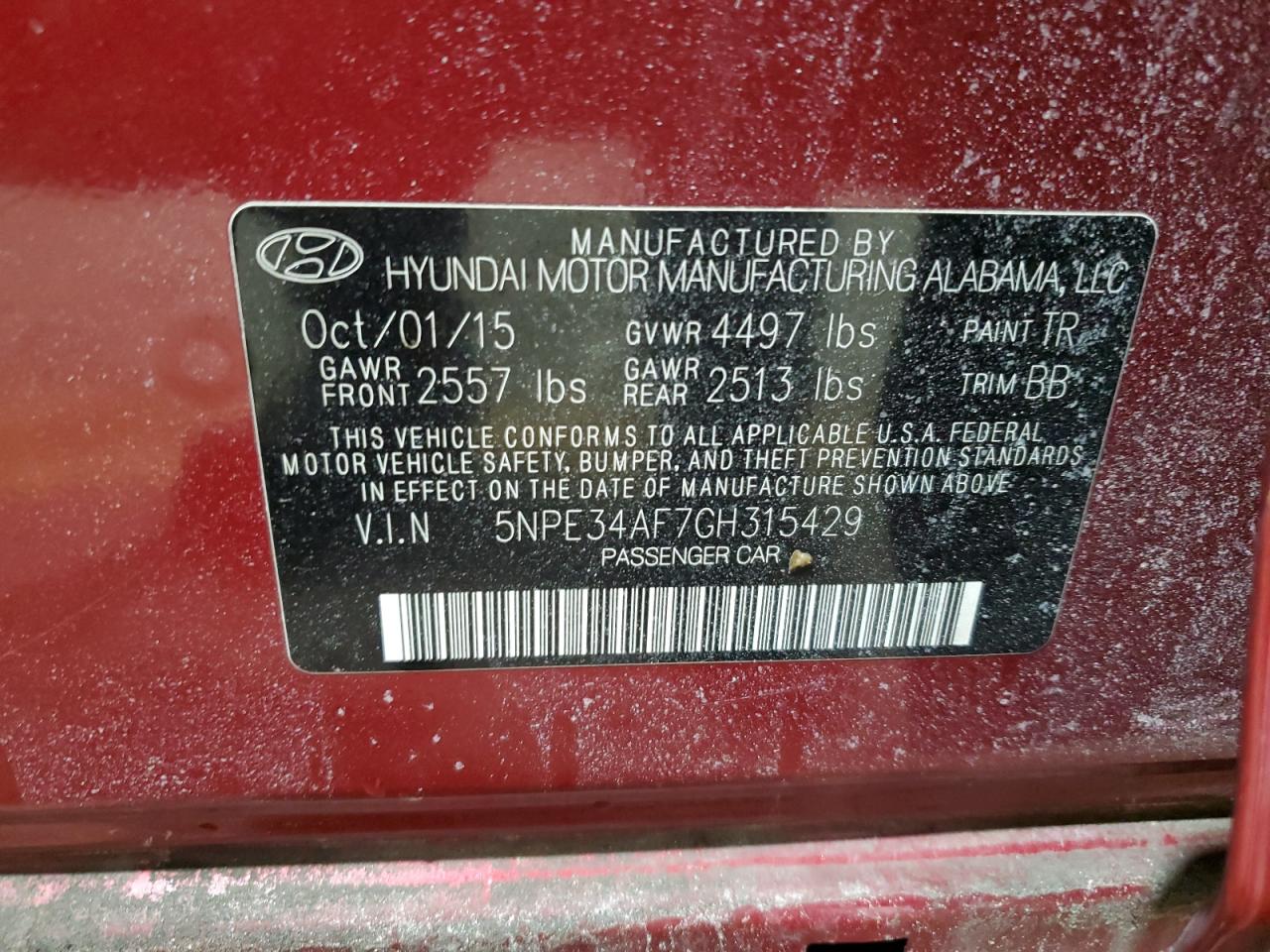 2016 Hyundai Sonata - Image 12