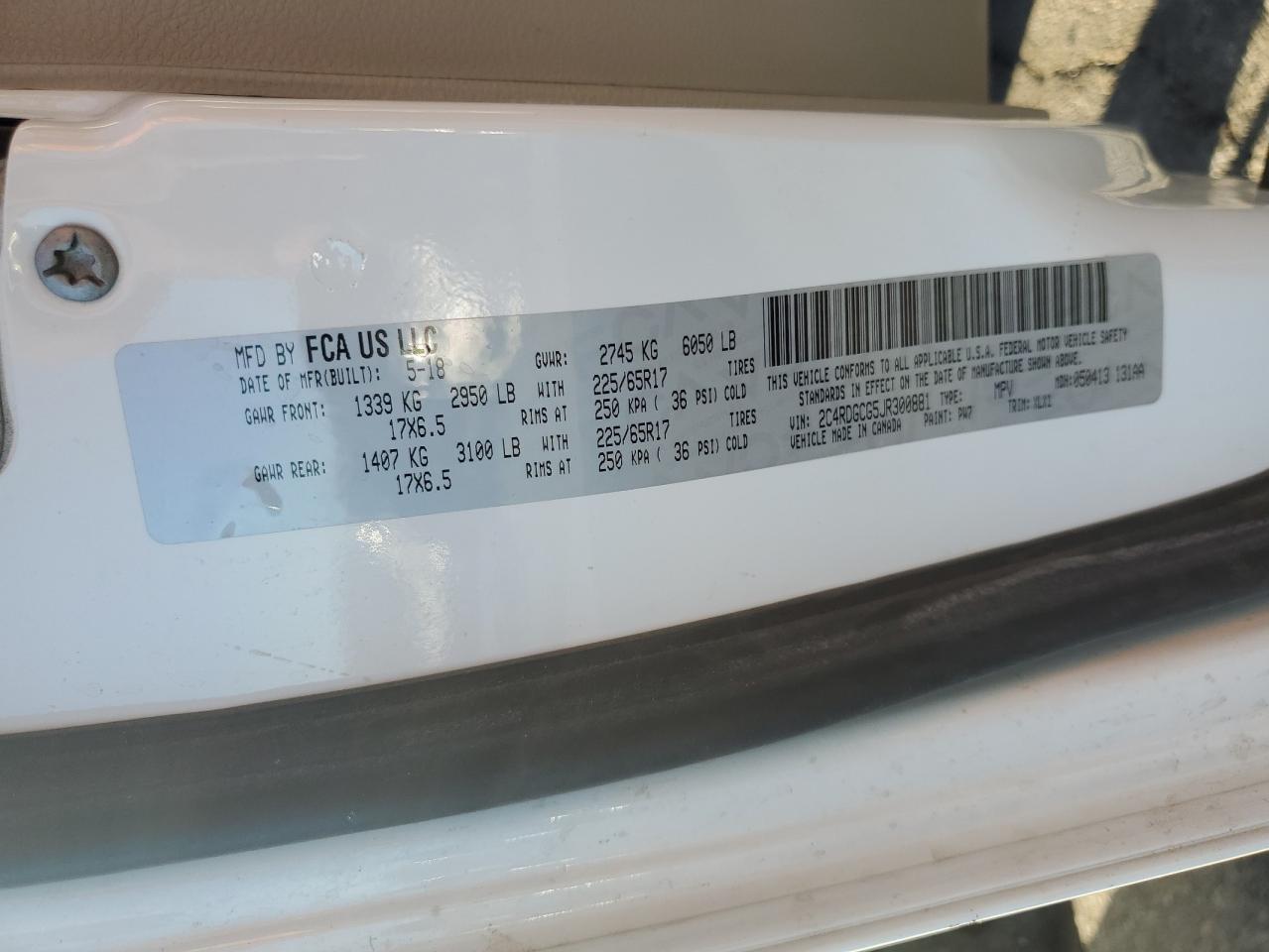 2018 Dodge Caravan - Image 13