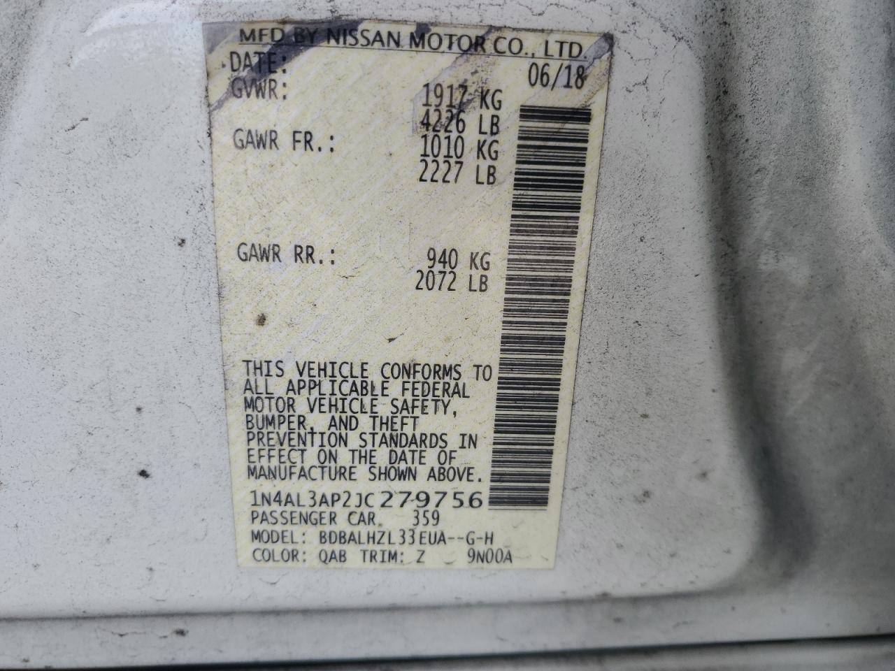 2018 Nissan Altima - Image 13