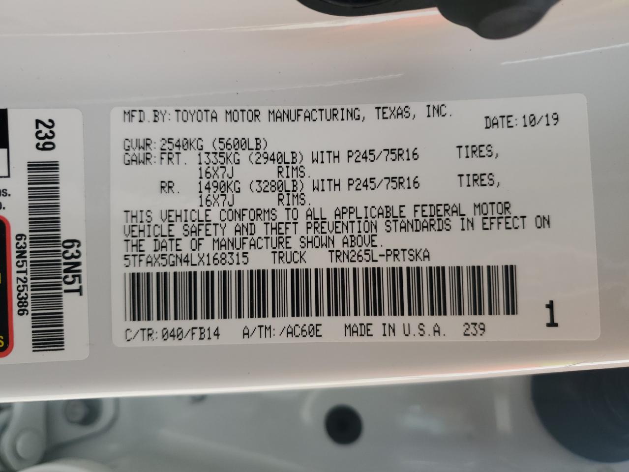 2020 Toyota Tacoma - Image 15