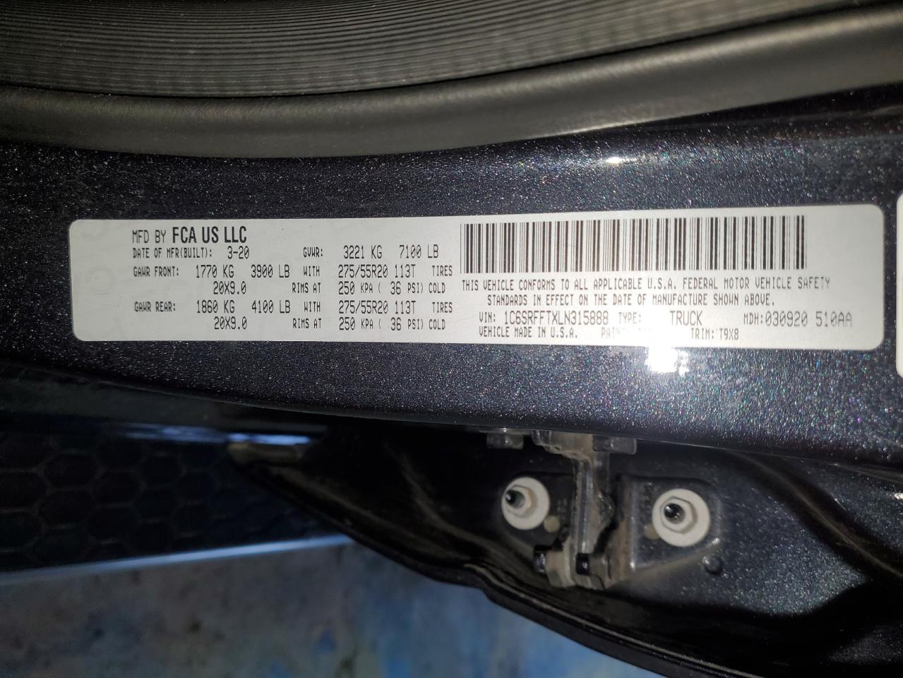 2020 RAM 1500 - Image 12