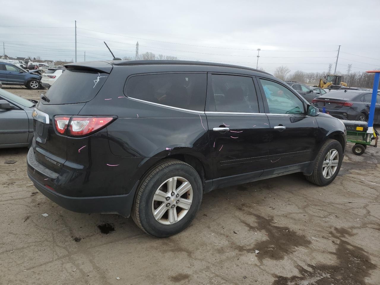 VIN 1GNKRHKD2EJ350722 2014 CHEVROLET TRAVERSE no.3