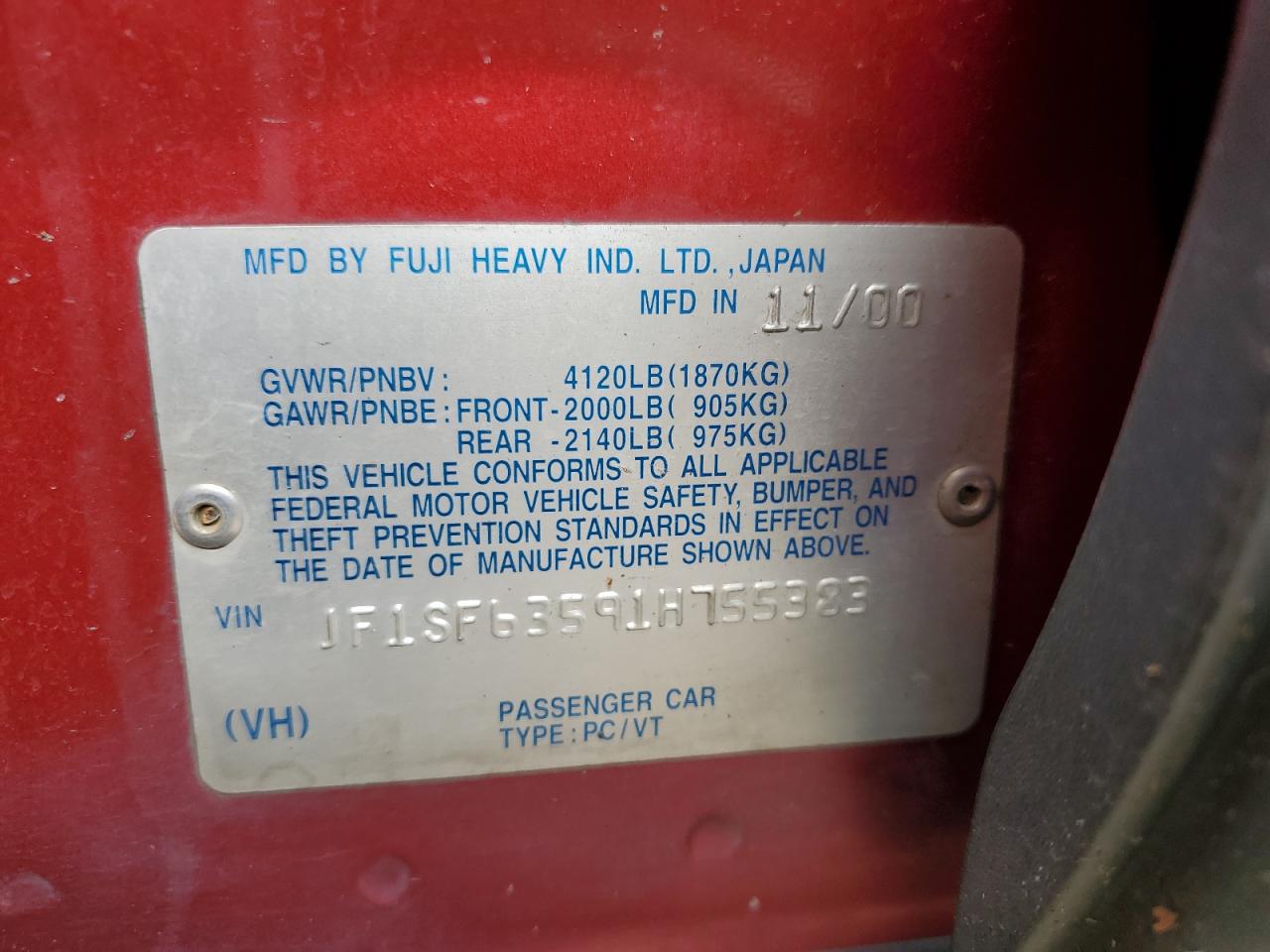 2001 Subaru Forester - Image 12