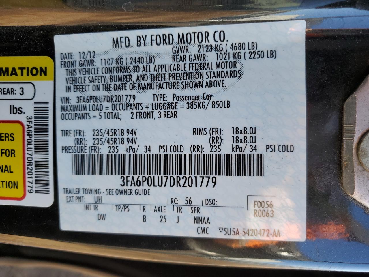 2013 Ford Fusion - Image 14