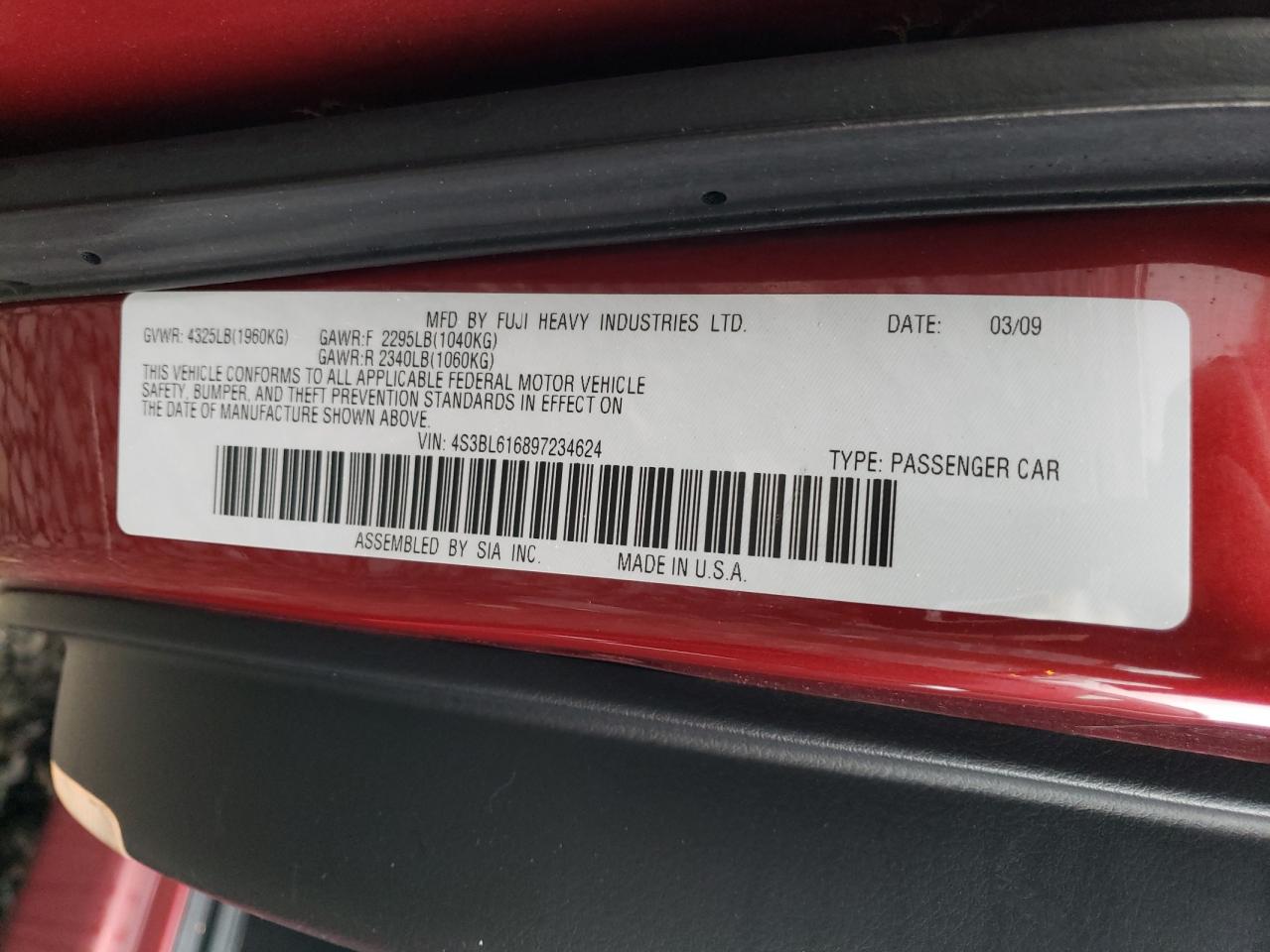2009 Subaru Legacy - Image 12
